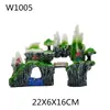 Paisagismo de Aquário Plantas Aquáticas Artificiais Decoração de Aquário Conjunto de Rochas Ornamentos de Rochas Artificiais para Paisagismo