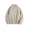 25 Otoño Nuevo Chaqueta con Dobladillo de Hilo para Hombre Moda Casual Holgada Talla Grande Chaqueta Cardigan con Cremallera Chaqueta para Hombre