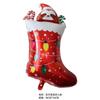 Layout de Festa com Balões de Natal Papai Noel Boneco de Neve Alce Filme de Alumínio Inverno Bengala Grande Natal Atacado Balão