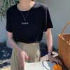 Camiseta de Manga Corta de Verano Nueva para Mujer Lightning Warehouse, Estampado de Gato Estilo Coreano, Corte Holgado, Tallas Grandes, Estilo Trendy Ins