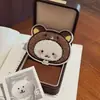 Lindas y fáciles de usar calcomanías para el cabello con temática de Rilakkuma, con un diseño de animal oso de dibujos animados autocrítico, y una calcomanía de flequillo sin costuras, perfectas como regalo para estudiantes de preescolar y niñas.