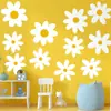 Calcomanías de Pared Transfronterizas Decoración de Pared de Cabecera Calcomanías de Pared de Fondo Calcomanías de Pared de Dormitorio de Margarita Calcomanías Cálidas para Habitación de Niños