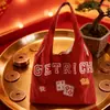 Bolso Cruzado de Moda Estilo Coreano y Japonés, Bolso de Compras de Algodón, Bolso de Lona para DIY, Estilo Acordeón