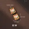 Cuentas Espaciadoras Chapadas en Oro que Conservan el Color Colgante Atrapasueños Flor de Loto Carácter de la Fortuna Espaciadores con Agujero Pasante Accesorios DIY Colgantes para Pulseras Joyería