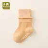 26 Calcetines Nuevos de Primavera y Otoño para Bebés Recién Nacidos, Calcetines de Algodón Clase A para Niños y Niñas de 0 a 1 Año, de Ajuste Holgado, No Apretados, de Caña Media, Venta al por Mayor