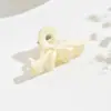 Pinza de Clip para Cabello Elegante Maillard Esmerilado de 5 cm con Lazo de Serpentina Simple Pinza de Agarre para Cola de Caballo Alta o Semi-Recogida Adorno para el Cabello