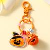 Chaveiro de carro criativo de desenho animado Halloween urso tag abóbora fantasma bolsa pingente pequeno pingente pequeno presente