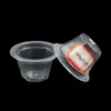 Suministro de origen 40g taza de gelatina desechable octagonal pp empaque de plástico transparente taza para salsa calidad taza de gelatina