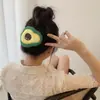 Ins Celebridad de Internet Coreana Cara de Dinosaurio Linda Pinza para el Cabello Flequillo Lavado Facial Dulce Pinza de Fruta Pinza Frontal Fresca para Niña