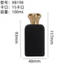 Botellas de Perfume con Recubrimiento de Terciopelo al por Mayor en Stock, Botellas de Perfume de Vidrio Transparente, Botellas de Cierre a Presión, Tapas de Aleación de Zinc, Tapas de Perfume con Recubrimiento de Terciopelo