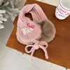 Orejeras de Invierno Nuevas Yipan para Niños Estilo Ins Niñas Encaje Encaje Tejidas Engrosadas Cálidas Orejeras para Bebé Venta al por Mayor