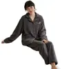 Pijama Espeso de Otoño e Invierno para Mujer que se Puede Usar Afuera, Conjunto de Ropa de Casa Cálido y Casual, Pijama de Mujer (un)