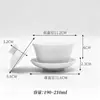 Tigela Coberta com Melamina, Xícara de Chá Retrô Chinesa, Tigela de Imitação de Porcelana, Tigela para Restaurante de Hot Pot Comercial com Nove Compartimentos, Utensílios de Mesa, Xícara de Chá com Tampa
