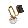 Luz Nocturna Creativa Gy234 Calabaza Pequeña Pantalla de Vidrio Estilo Pasillo Dormitorio Mesita de Noche Sensor de Atmósfera Luz Nocturna