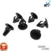 Venta de fábrica remache hueco de plástico y nailon para instalación en placa delgada, agujero de 5 mm, cabeza de paraguas, negro, remache simple