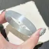 Pulsera Ojo de Gato, Pulsera de Hielo de Jade Luna Blanca, Joyería de Cristal Estilo Mujer, Joyería Estilo Chino Tradicional, Artículo Popular de Mayoreo