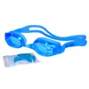 Gafas de natación de silicona impermeables, antivaho y cómodas, regalo para adultos, lente plana, unisex, stock listo del fabricante, gafas de natación de silicona al por mayor