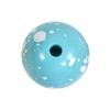Acrílico Graffiti Salpicadura Tinta Lunares Bola DIY Material de Joyería Llavero Collar con Cuentas Colgante Accesorios Venta al por Mayor