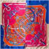 Bufanda de seda Mai Tong 90cm * 90cm nuevo cinturón de costura Calvado bufanda cuadrada grande para damas bufanda bufanda
