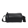 Bolsa de Cilindro de Couro Genuíno Feminina 2021 Nova Moda Couro de Vaca Puro Couro Macio Bolsa de Ombro Crossbody Camada de Cabeça Bolsa de Almofada de Couro de Vaca