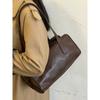 Bolso Cuadrado Pequeño Portátil Retro Estilo Coreano para Mujer Nuevo de Gran Capacidad Estilo Ins Bolso Casual de Hombro Combinable Bolso Baguette para Viaje