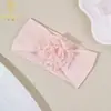 Novos Acessórios de Cabelo Infantis Europeus e Americanos Mais Vendidos, Faixa Larga de Renda Elástica de Nylon, Acessório de Cabeça para Bebê Decorado com Flores