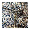 Tela de Leopardo de Moda en Stock para Moda Femenina Transfronteriza, Vestidos Sexys, Camisones, Pañuelos para la Cabeza y Bufandas de Seda