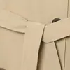 Ins atacado de roupas femininas estilo europeu e americano transfronteiriço sobretudo longo de lapela dupla estilo britânico para pessoas altas 1360152