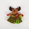 Xinte'An Bolsa de Maçã Bolsa de Presente Zíper Desenho Animado Boneco Bolsa Infantil Decoração de Natal Desenho Animado Tridimensional