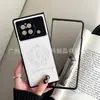 Adecuado para funda de teléfono móvil vivoxfold xfold + cuero mate plegable ligero y delgado anticaída carcasa dura carcasa protectora moda