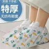 Cubrezapatos Desechables Engrosados para Uso en Interiores del Hogar, Invitados, Resistentes al Desgaste, Antideslizantes para Estudiantes, Tela No Tejida, Estampados, Extra Gruesos, Cubre Pies Transpirables