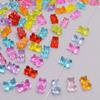 Colgante de Oso Colorido de 8*12 mm Accesorios de Joyería DIY Versión Mini Oso de Dibujos Animados Cuentas Separadas Cuentas Sueltas