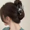 Europeo y Americano Calavera Garra Metal Araña Pinza de Tiburón Grande Accesorios para el Cabello Estilo Oscuro Pinzas para el Cabello Pinza