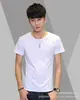 Camiseta de Manga Corta para Hombre 2025 Verano Nueva Casual Versátil Estilo Coreano Ajustada Camiseta de Media Manga Blanca Camisa Interior