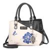 Bolso de mano para mujer de gran capacidad bordado estilo nacional bolso para mujer ambiente de clase alta bolso bandolera cruzado transfronterizo bolso de una generación