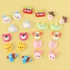 Acessórios DIY de Pato, Hipopótamo, Tigre, Cabeça de Porco, Ímãs de Geladeira, Materiais de Artesanato, Acessórios para Sapatos Crocs, Pato Transfronteiriço