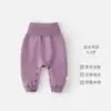 Pantalones para Bebé con Forro de Algodón, Ropa Interior Cálida, Algodón Puro, Otoño e Invierno, Bebé Unisex, Pantalones Térmicos para Bebé, con Abertura en la Entrepierna, Pantalones Térmicos de Cintura Alta