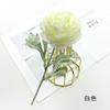 Loto con Rocío de Terciopelo Simulada Estilo Ins Peonía Individual Flor Artificial Decoración de Ventana de Sala de Estar en Casa Ornaments Florales para Fotografía