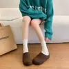 Zapatos de Suela Gruesa Estilo Birkenstock para Mujer Pequeña, Nueva Moda Primavera 2026 Mocasines Versátiles de Punta Cerrada con un Toque Francés