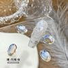 Cristal K9 de Alta Qualidade Gelo Transparente Ovo de Pombo Joias para Nail Art Diamante Colorido Base Pontiaguda Oval Diamante para Nail Art Joias de Diamante