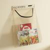 Bolsa de almacenamiento de red con velcro sin perforaciones para dormitorio, ropa interior, calcetines, artículos diversos, cocina, cebolla, jengibre, ajo, bolsa de malla