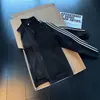 Chaqueta Cleanfit con tres rayas y escamas de dragón cosidas, cuello alto para hombre, abrigo deportivo americano elegante de alta gama para otoño