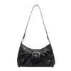 Bolso de mano texturizado de alta calidad al por mayor para mujer, nuevo bolso de hombro plisado de color liso para otoño 2026, bolso de axila para el día a día