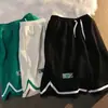 Shorts Vintage de Calle Estilo Americano para Hombre Verano ins Marca de Moda Combinan con Todo Juventud Holgados Pantalones de Baloncesto High Street Pantalones de Media Longitud