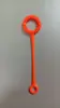 Herramienta de burbujas de colores transfronteriza, palo de burbujas de 8 palabras, tamaño mini pequeño, aro de burbujas, accesorios para soplar burbujas de ciencia y educación para preescolar