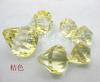Cuentas acrílicas de diamante de cristal de colores para joyería DIY, accesorios para chanclas, material especial flash, decoración de fondo de cortina