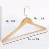 Percha de Madera Maciza para Uso Doméstico, Engrosada y Antideslizante, Percha para Pantalones que no Deja Marca, Perchero de Madera Vintage, Tendedero Transfronterizo