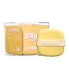 Esponja de Maquiagem Gecomo Butter Biscuit Air Cushion Powder Puff Úmido e Seco Esponja de Maquiagem que Não Come Esponja de Beleza Reversível