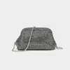 Nuevo Modelo 2025 Bolso de Pedrería para Mujer, Bolso de Noche con Pedrería Completa, Bolso de Mano con Clip para el Brazo, Bolso de Hombro Adornado con Pedrería, Bolso Cruzado Brillante de Pedrería