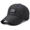Gorra de Béisbol Transpirable de Malla Nueva de Verano Protección Solar Sombrero para Hombre Deportes al Aire Libre Viajes Gorra Sencilla con Visera